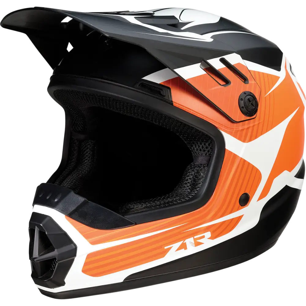 Z1R Youth Rise Helmet - Flame - Orange - Small 0111-1442