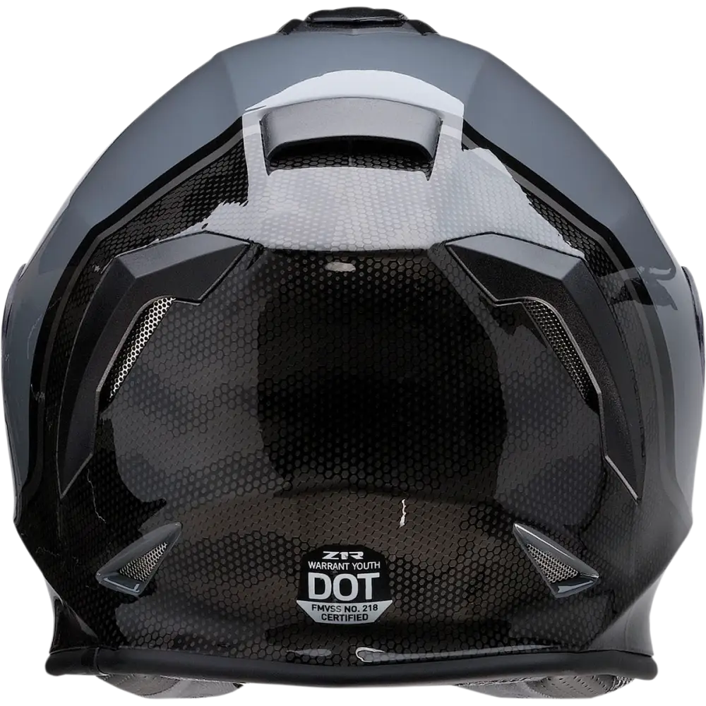 Z1R Youth Warrant Helmet - Kuda - Gloss Gray - Large 0102-0250