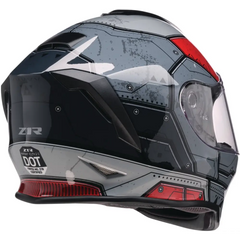 Z1R Youth Warrant Helmet - Sentinel - Red - Medium 0102-0290