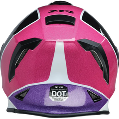Z1R Youth Warrant Snow Helmet - Fresh Pow - Pink/Purple - Small 0122-0135