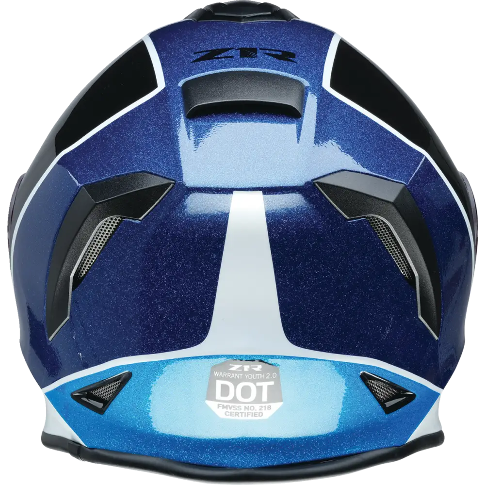 Z1R Youth Warrant Snow Helmet - Fresh Pow - Purple/Blue - Small 0122-0138