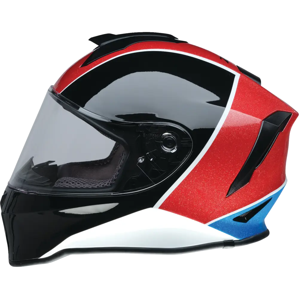Z1R Youth Warrant Snow Helmet - Fresh Pow - Red/White/Blue - Large 0122-0134