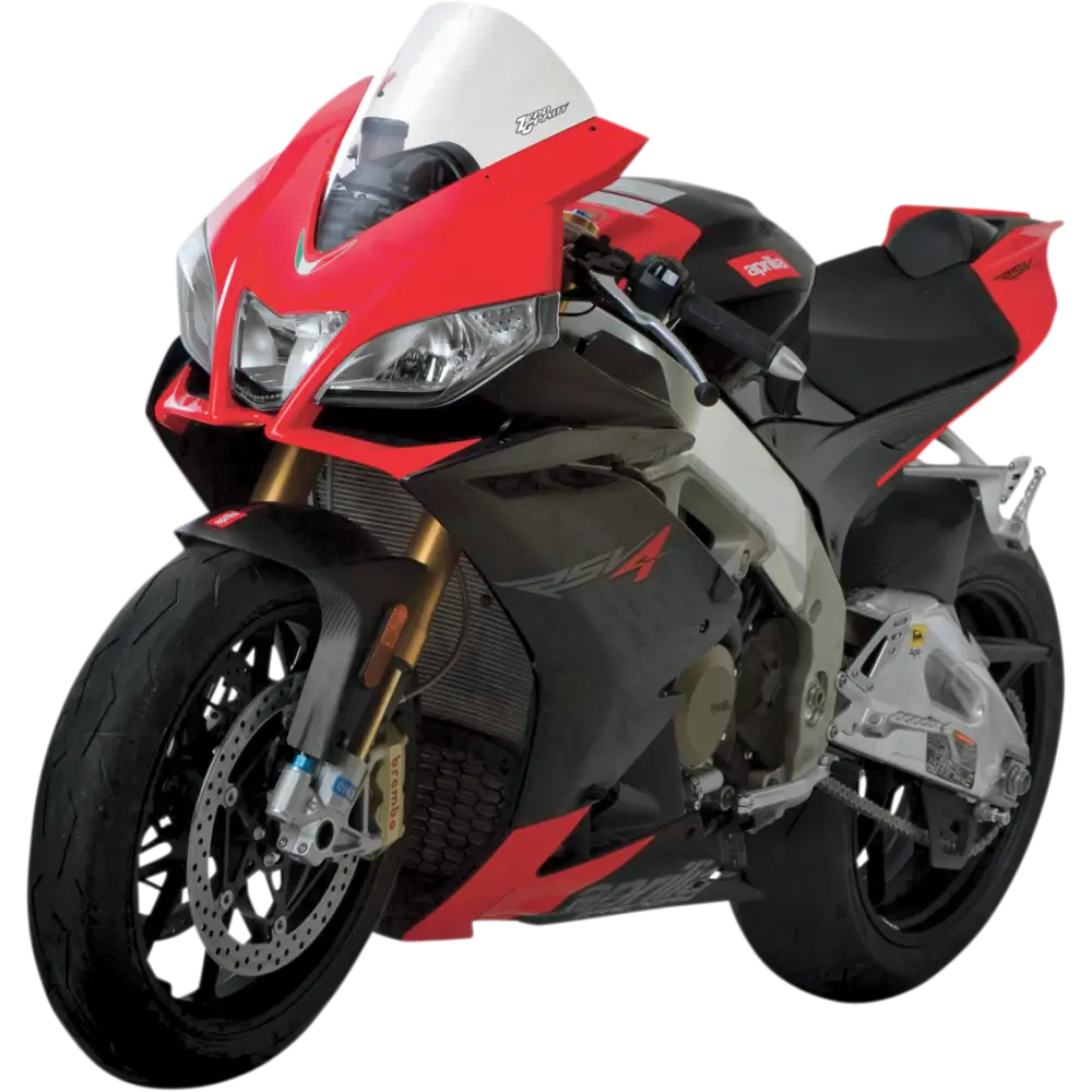 ZERO GRAVITY Corsa Windscreen - Clear - RSV4 ’09 + 24-973M-01 - Windshield Fairing Group