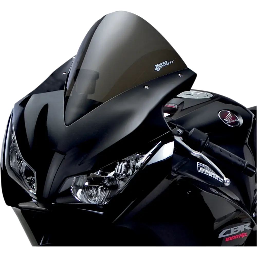 ZERO GRAVITY Corsa Windscreen - Smoke - CBR1000 24-426-02 - Windshield Fairing Group