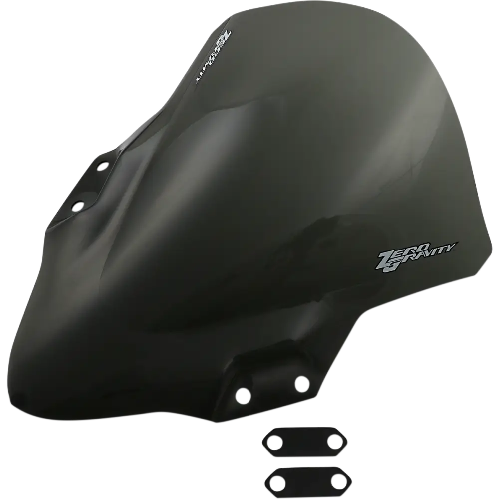 ZERO GRAVITY Corsa Windscreen - Smoke - Ninja 400 24-283-02 - Windshield Fairing Group