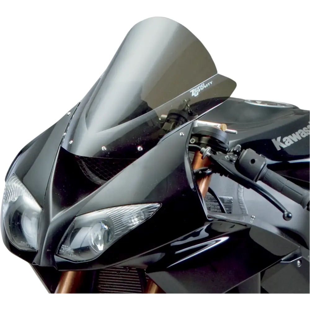 ZERO GRAVITY Double Bubble Windscreen - Light Smoke - ZX-10R 16-262-02 - Windshield Fairing Group