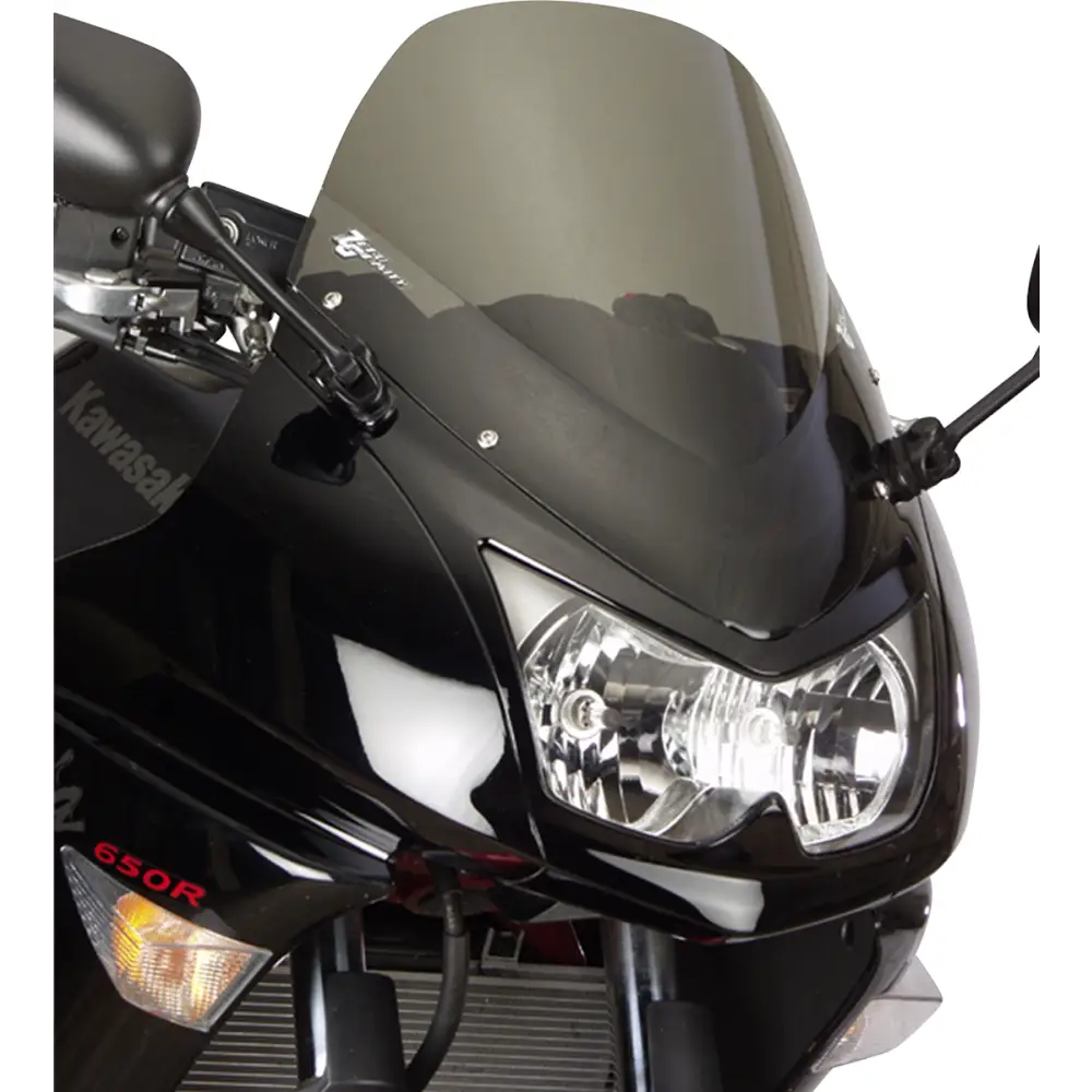 ZERO GRAVITY Double Bubble Windscreen - Smoke - Ninja 650 16-203-02 - Windshield Fairing Group