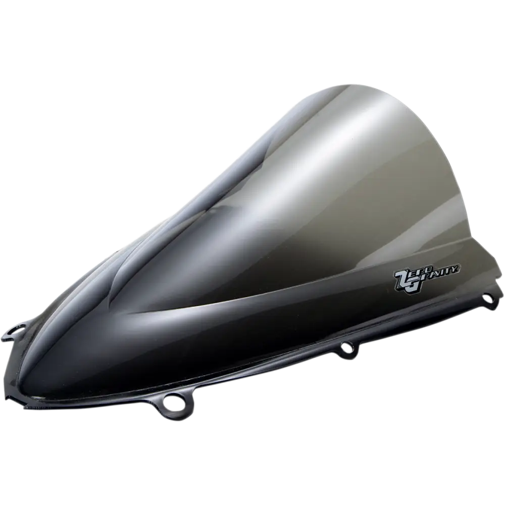 ZERO GRAVITY Double Bubble Windscreen - Smoke - RSV4 16-974-02 - Windshield Fairing Group