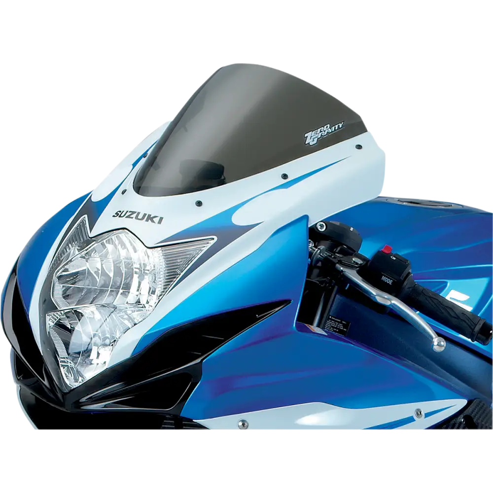 ZERO GRAVITY SR Windscreen - Smoke - GSXR 600/750 20-114-02 - Windshield Fairing Group